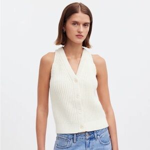 🆕 Madewell Cutaway Sweater Vest